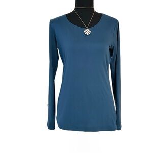 #45 ~ 32• HEAT ~ Crew Neck Tops in Aqua Blue, Blush Pink or Hunter Green
